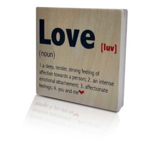 Houten-Quoteblok-Love-luv-noun