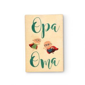 houtmeid houten kaart opa en oma