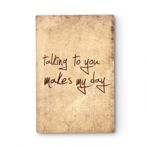 houtmeid houten kaart talking to you makes my day