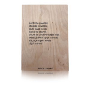 Houten Kaart | Ariena Ruwaard | Perfecte Plaatjes
