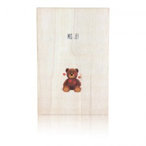 houten kaart houtmeid mis je